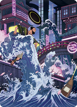 Invoke Despair Art Card [Kamigawa: Neon Dynasty Art Series] | Exor Games Dartmouth