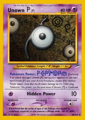 Unown [P] (58/105) [Neo Destiny Unlimited] | Exor Games Dartmouth