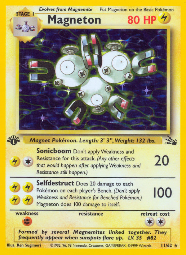 Magneton (11/62) [Fossil 1st Edition] | Exor Games Dartmouth