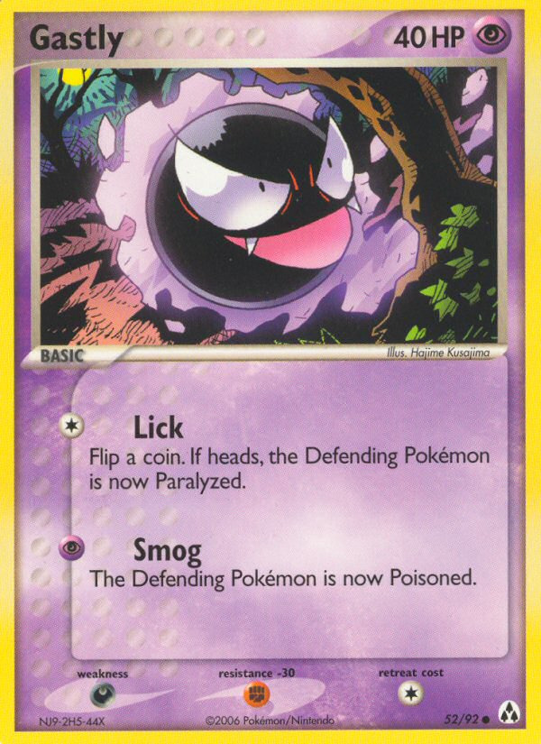 Gastly (52/92) [EX: Legend Maker] | Exor Games Dartmouth