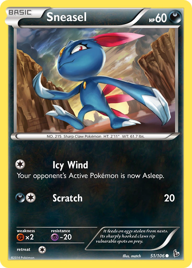 Sneasel (51/106) [XY: Flashfire] | Exor Games Dartmouth