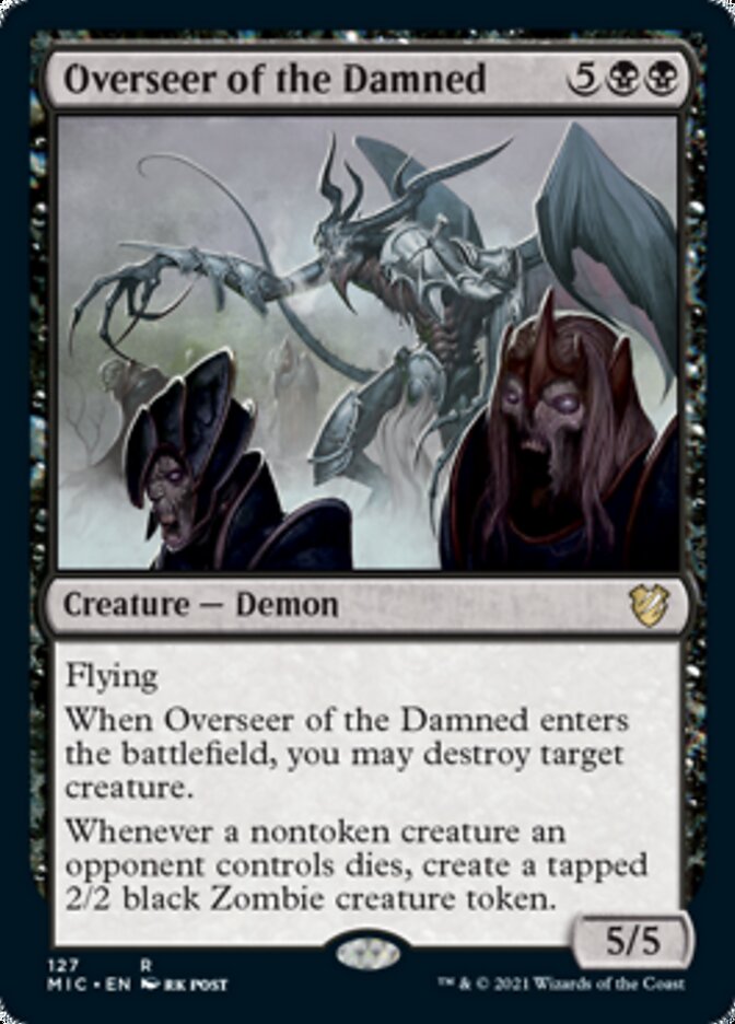 Overseer of the Damned [Innistrad: Midnight Hunt Commander] | Exor Games Dartmouth