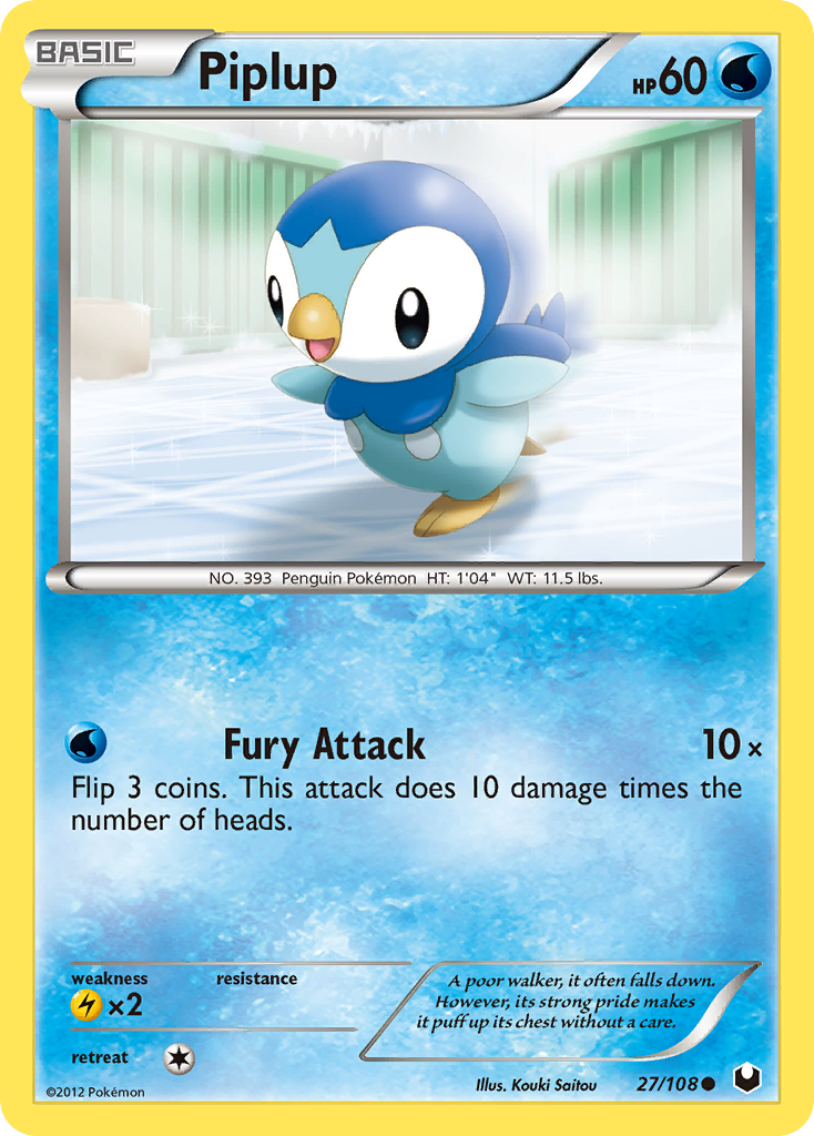 Piplup (27/108) [Black & White: Dark Explorers] | Exor Games Dartmouth