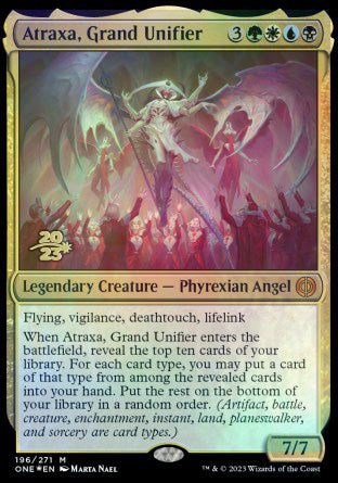 Atraxa, Grand Unifier [Phyrexia: All Will Be One Prerelease Promos] | Exor Games Dartmouth