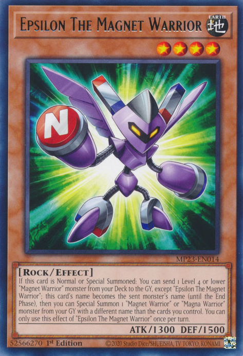 Epsilon The Magnet Warrior [MP23-EN014] Rare | Exor Games Dartmouth
