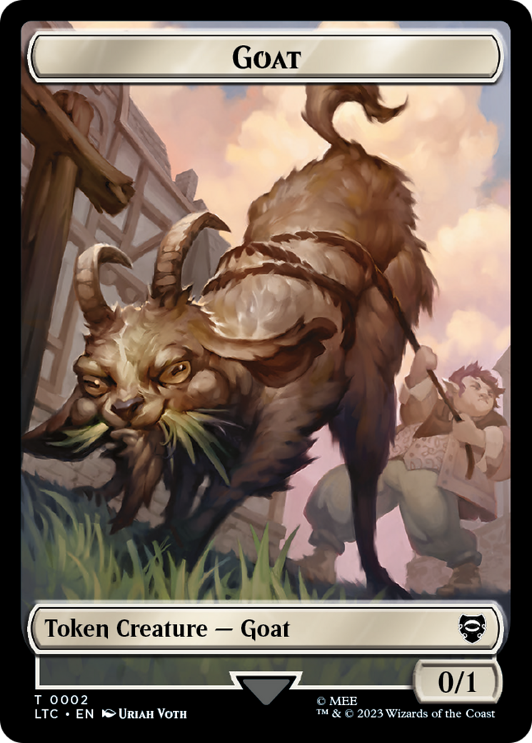 Bird // Goat Token [The Lord of the Rings: Tales of Middle-Earth Commander Tokens] | Exor Games Dartmouth