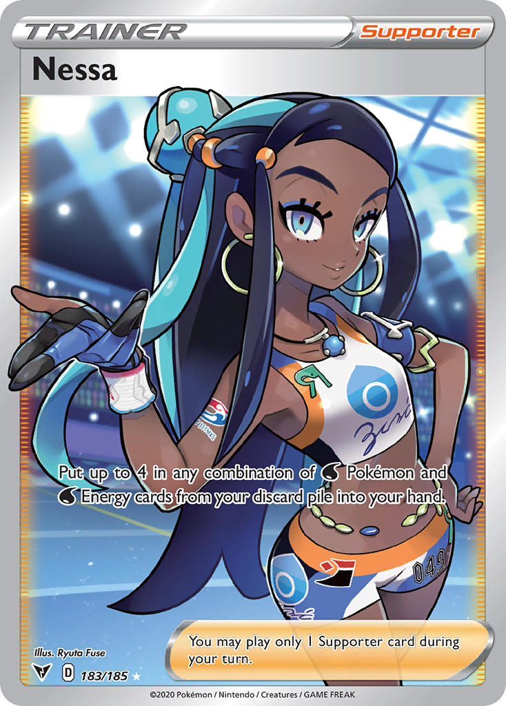 Nessa (183/185) [Sword & Shield: Vivid Voltage] | Exor Games Dartmouth