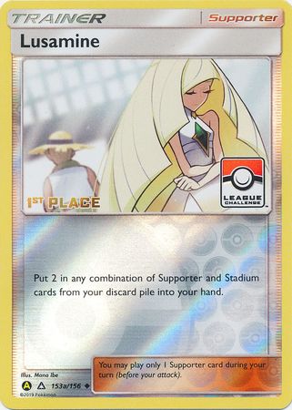 Lusamine (153a/156) (League Challenge Alt Art 1st Place) [Sun & Moon: Ultra Prism] | Exor Games Dartmouth