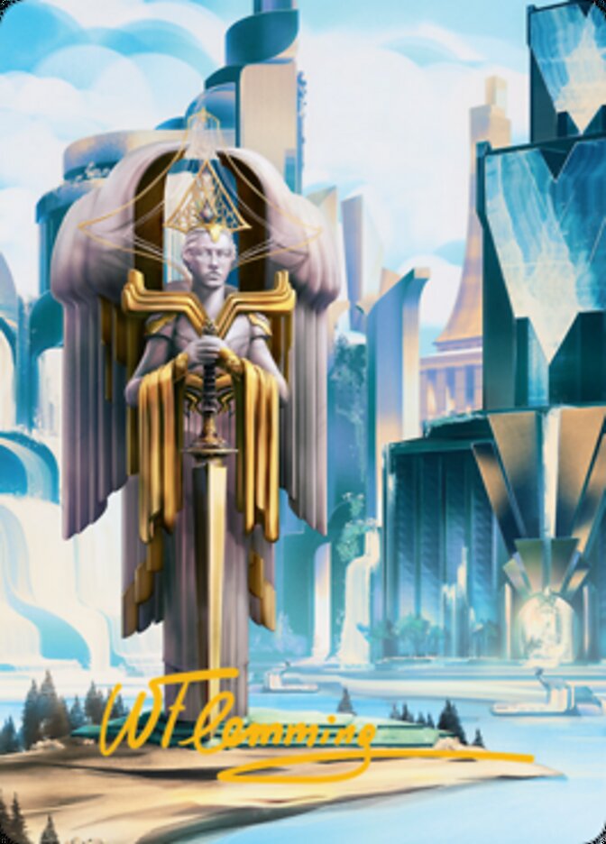 Island Art Card (Gold-Stamped Signature) [Streets of New Capenna Art Series] | Exor Games Dartmouth