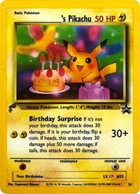 Pikachu (24) (Birthday) [Pikachu World Collection Promos] | Exor Games Dartmouth