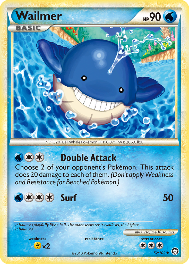 Wailmer (52/102) [HeartGold & SoulSilver: Triumphant] | Exor Games Dartmouth