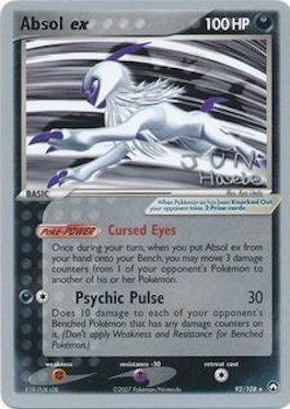 Absol ex (92/108) (Flyvees - Jun Hasebe) [World Championships 2007] | Exor Games Dartmouth