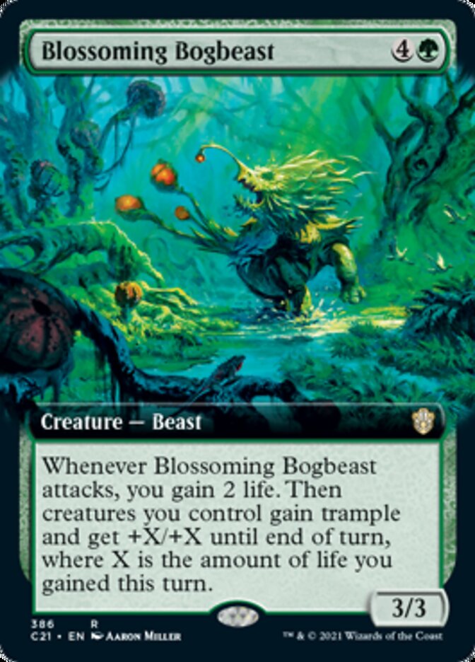 Blossoming Bogbeast (Extended) [Commander 2021] | Exor Games Dartmouth