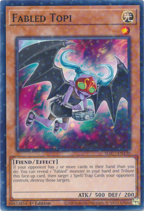 Fabled Topi (Duel Terminal) [HAC1-EN130] Common | Exor Games Dartmouth