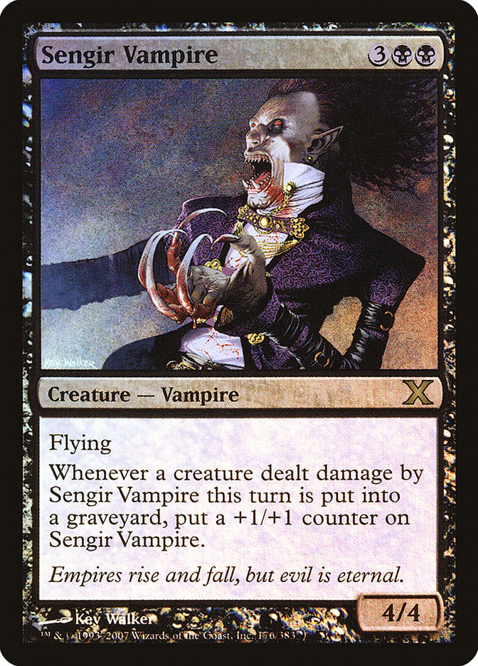 Sengir Vampire (Premium Foil) [Tenth Edition] | Exor Games Dartmouth