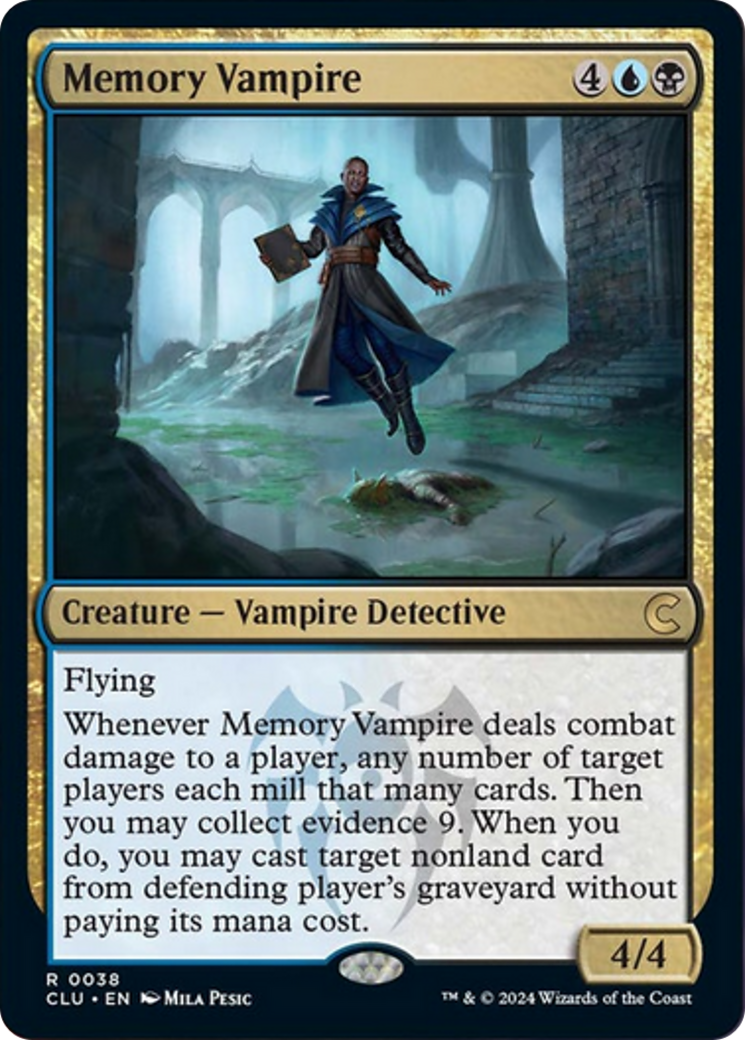 Memory Vampire [Ravnica: Clue Edition] | Exor Games Dartmouth