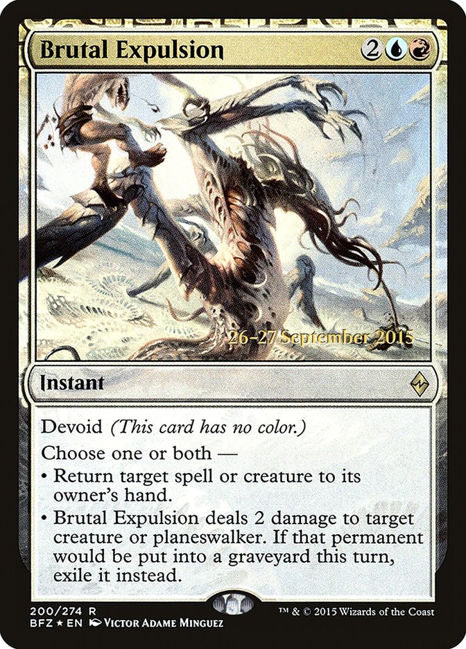 Brutal Expulsion  [Battle for Zendikar Prerelease Promos] | Exor Games Dartmouth