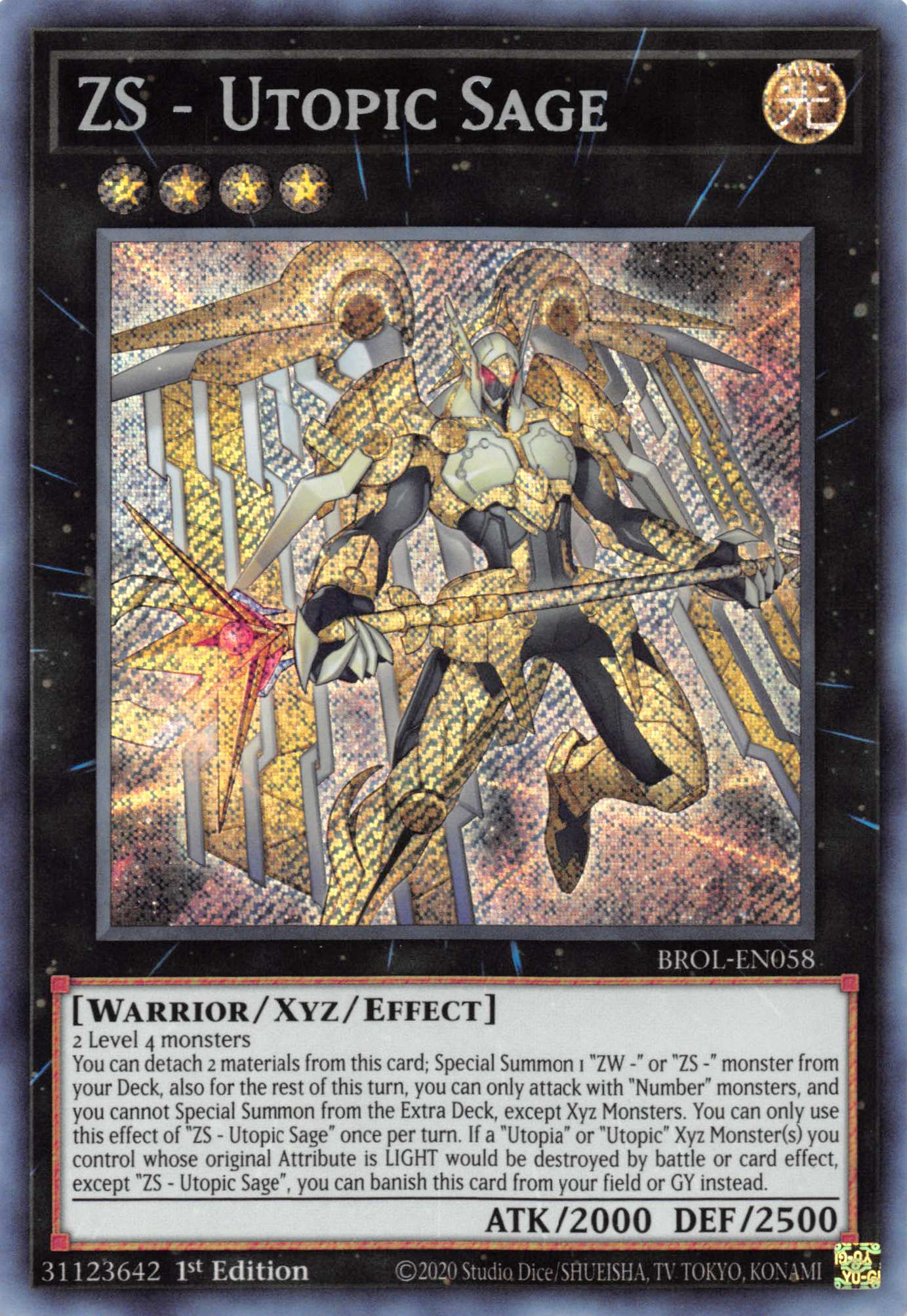 ZS - Utopic Sage [BROL-EN058] Secret Rare | Exor Games Dartmouth