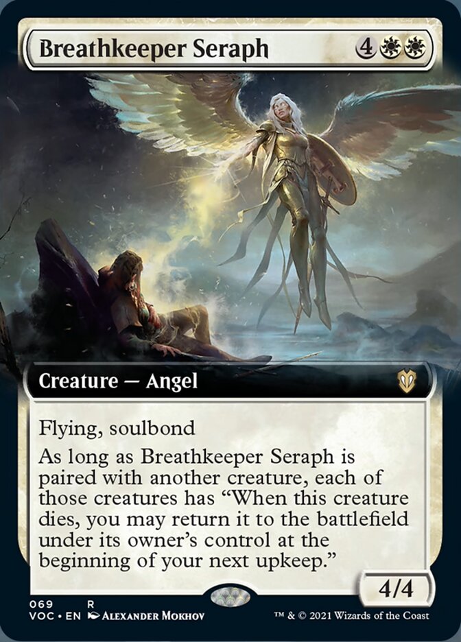 Breathkeeper Seraph (Extended) [Innistrad: Crimson Vow Commander] | Exor Games Dartmouth