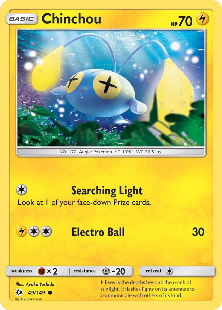 Chinchou (49/149) [Sun & Moon: Base Set] | Exor Games Dartmouth