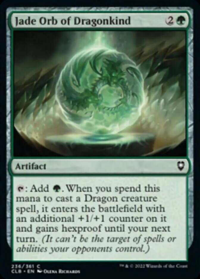 Jade Orb of Dragonkind [Commander Legends: Battle for Baldur's Gate] | Exor Games Dartmouth