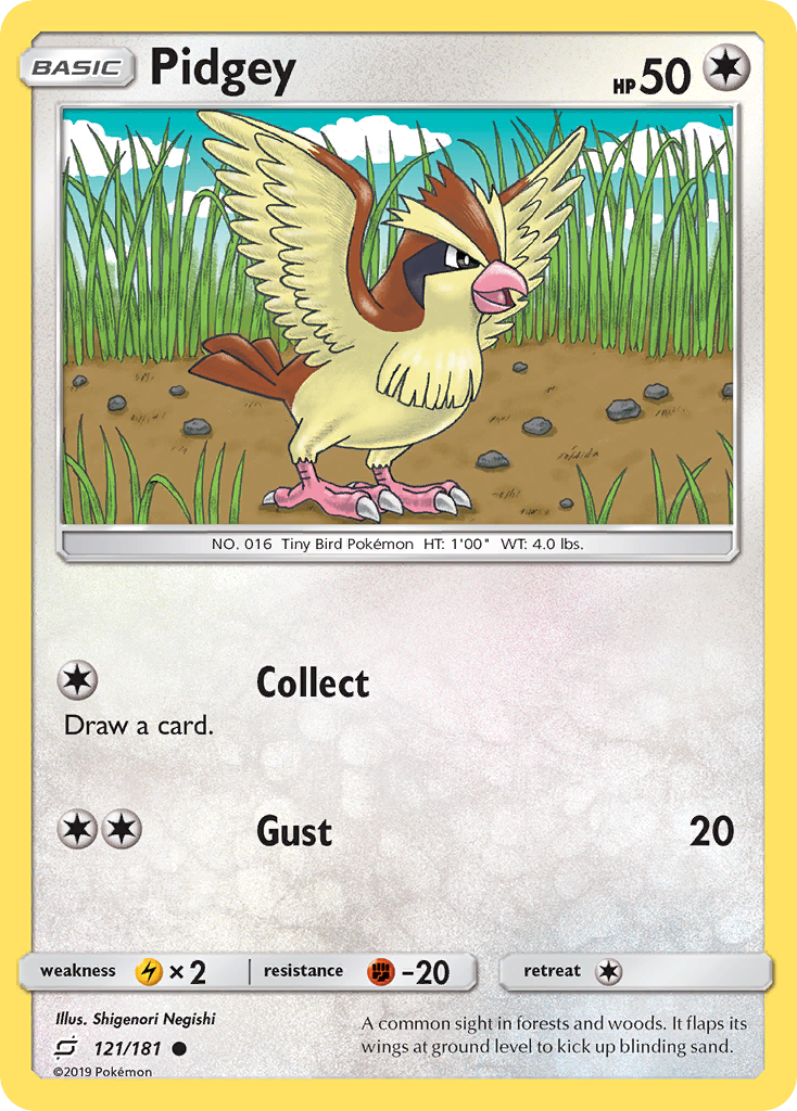 Pidgey (121/181) [Sun & Moon: Team Up] | Exor Games Dartmouth