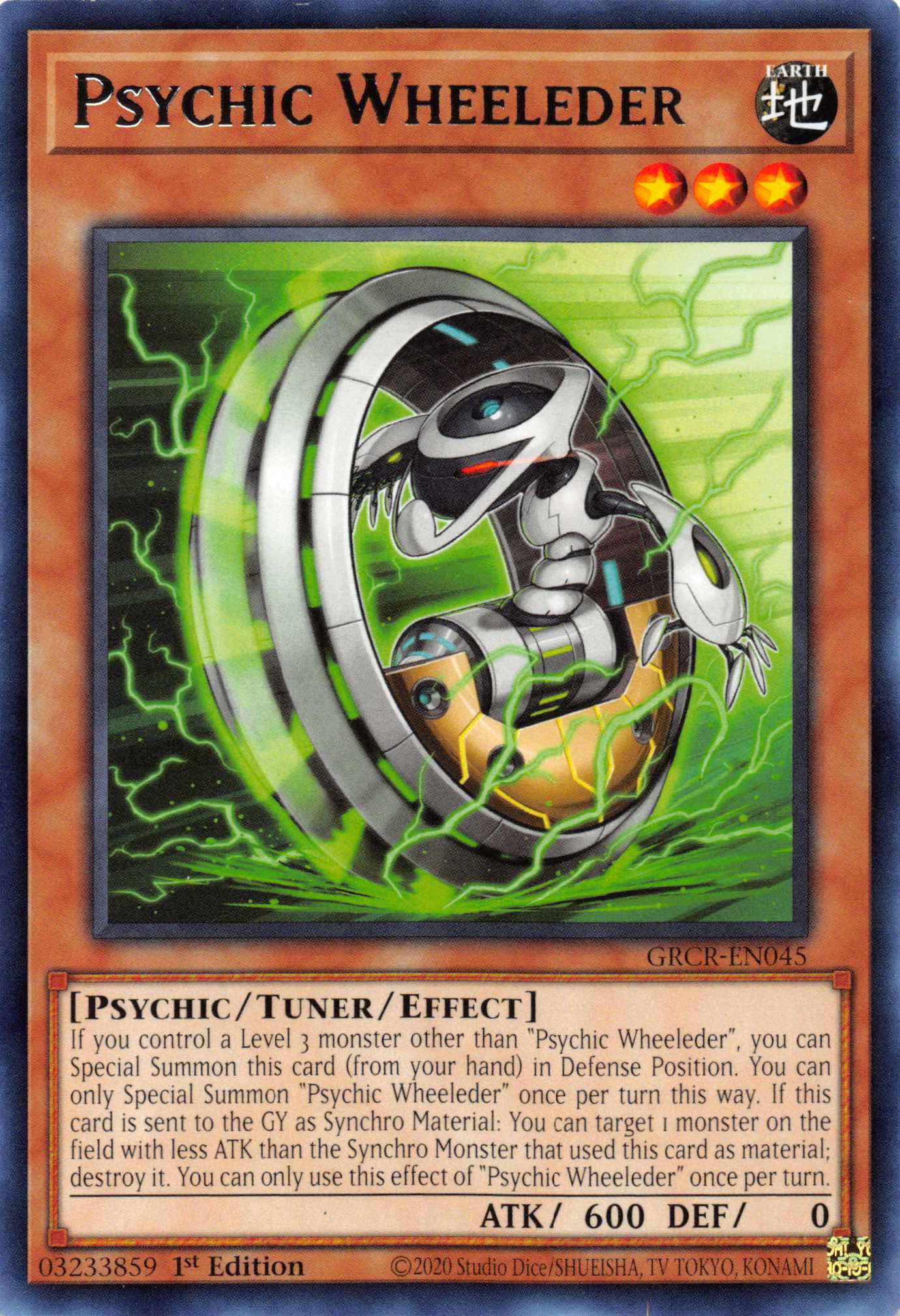 Psychic Wheeleder [GRCR-EN045] Rare | Exor Games Dartmouth