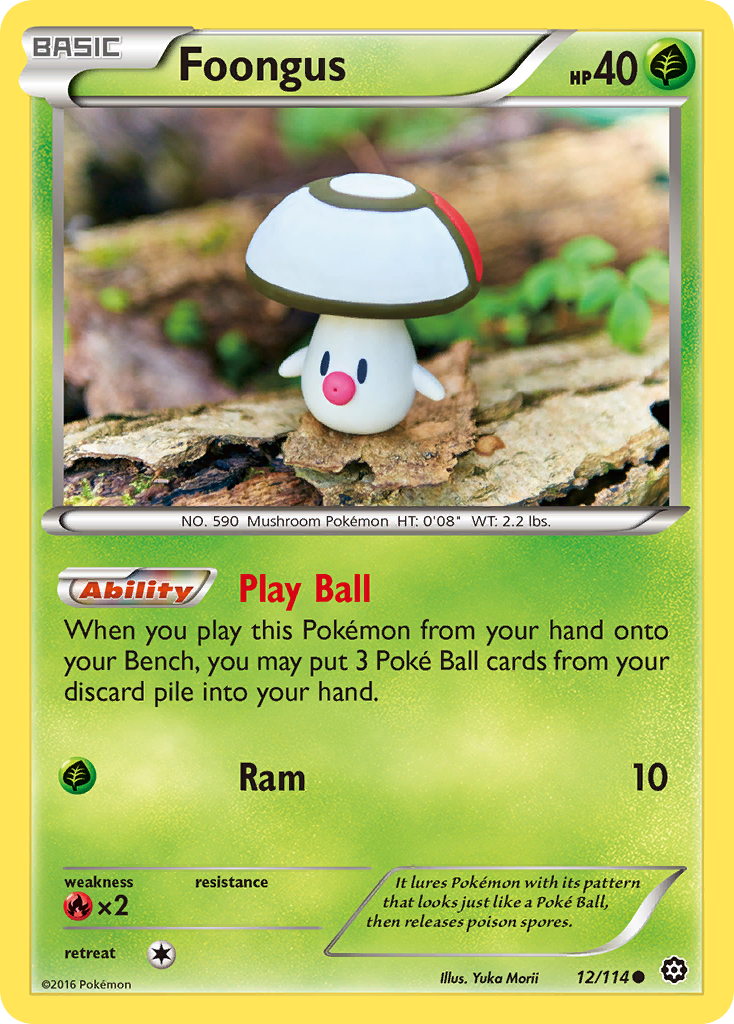 Foongus (12/114) [XY: Steam Siege] | Exor Games Dartmouth