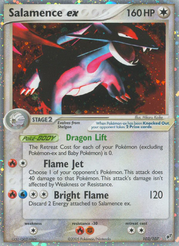 Salamence ex (103/107) [EX: Deoxys] | Exor Games Dartmouth