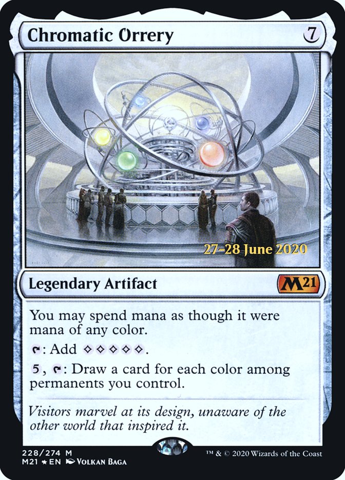 Chromatic Orrery  [Core Set 2021 Prerelease Promos] | Exor Games Dartmouth