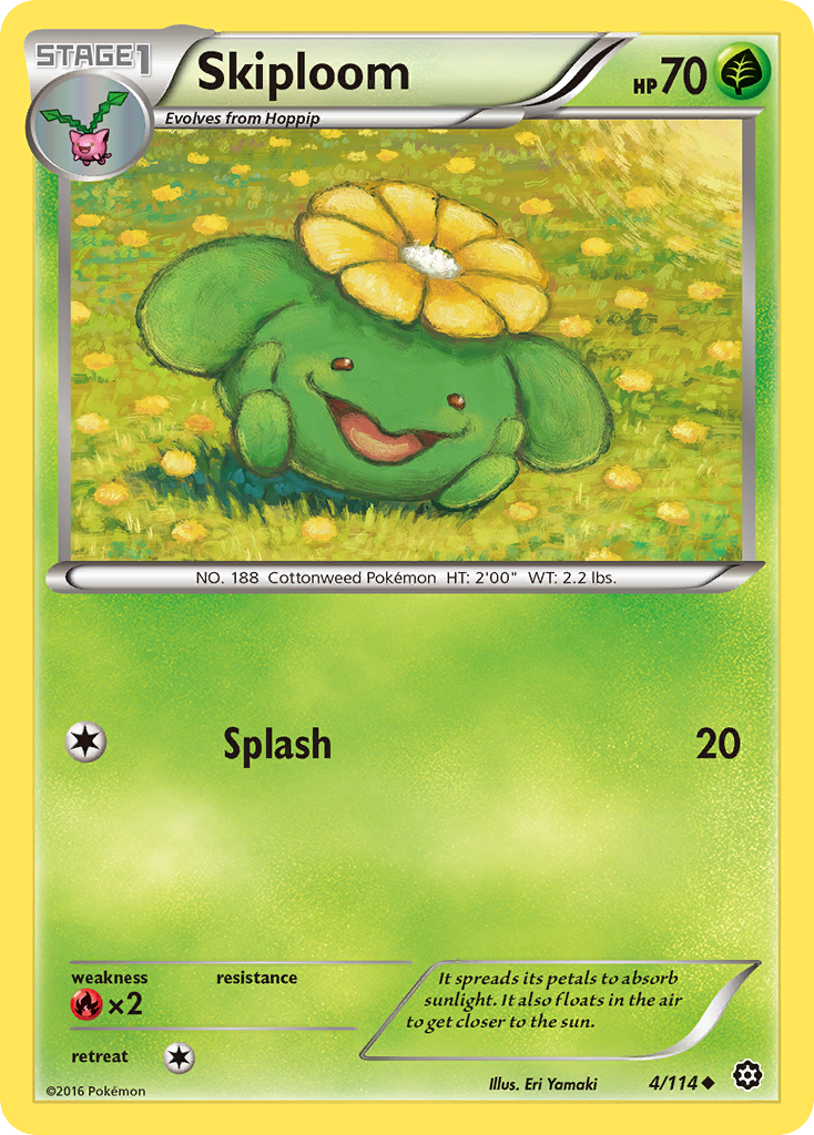 Skiploom (4/114) [XY: Steam Siege] | Exor Games Dartmouth