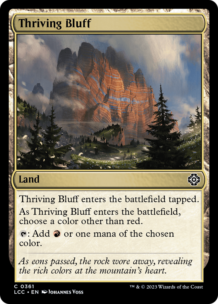 Thriving Bluff [The Lost Caverns of Ixalan Commander] | Exor Games Dartmouth