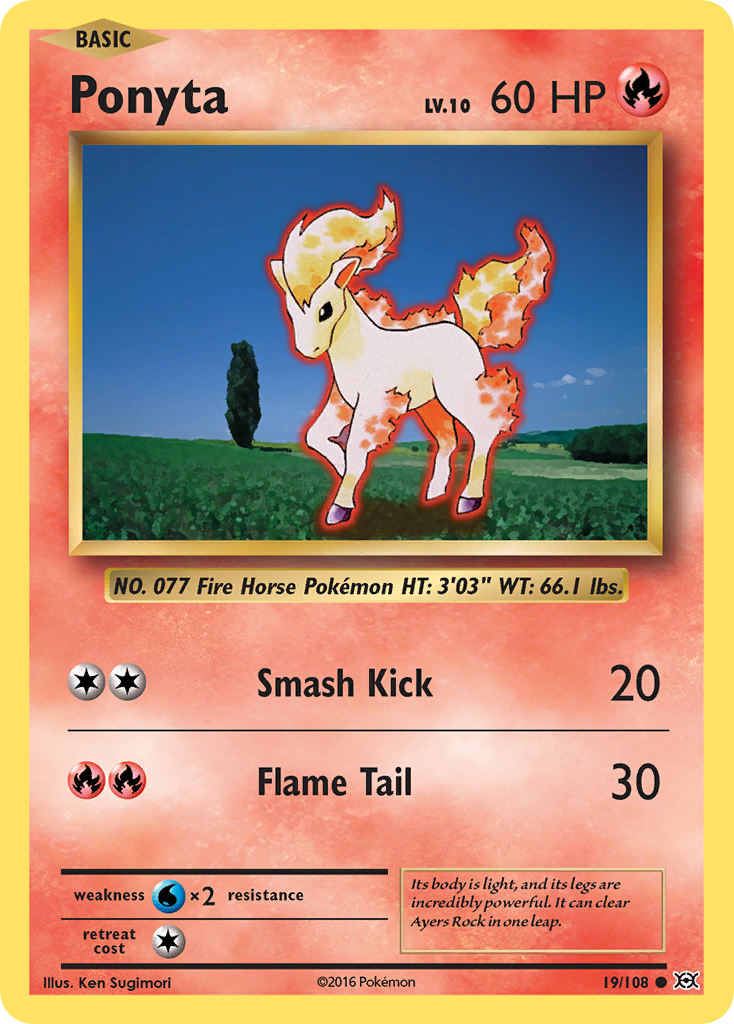 Ponyta (19/108) [XY: Evolutions] | Exor Games Dartmouth