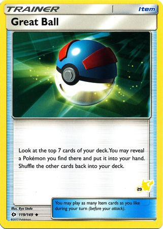 Great Ball (119/149) (Pikachu Stamp #29) [Battle Academy 2020] | Exor Games Dartmouth