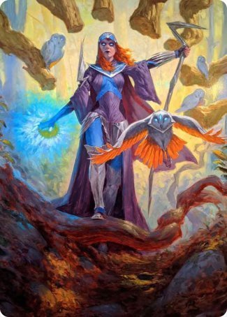 Kasmina, Enigma Sage Art Card [Strixhaven: School of Mages Art Series] | Exor Games Dartmouth
