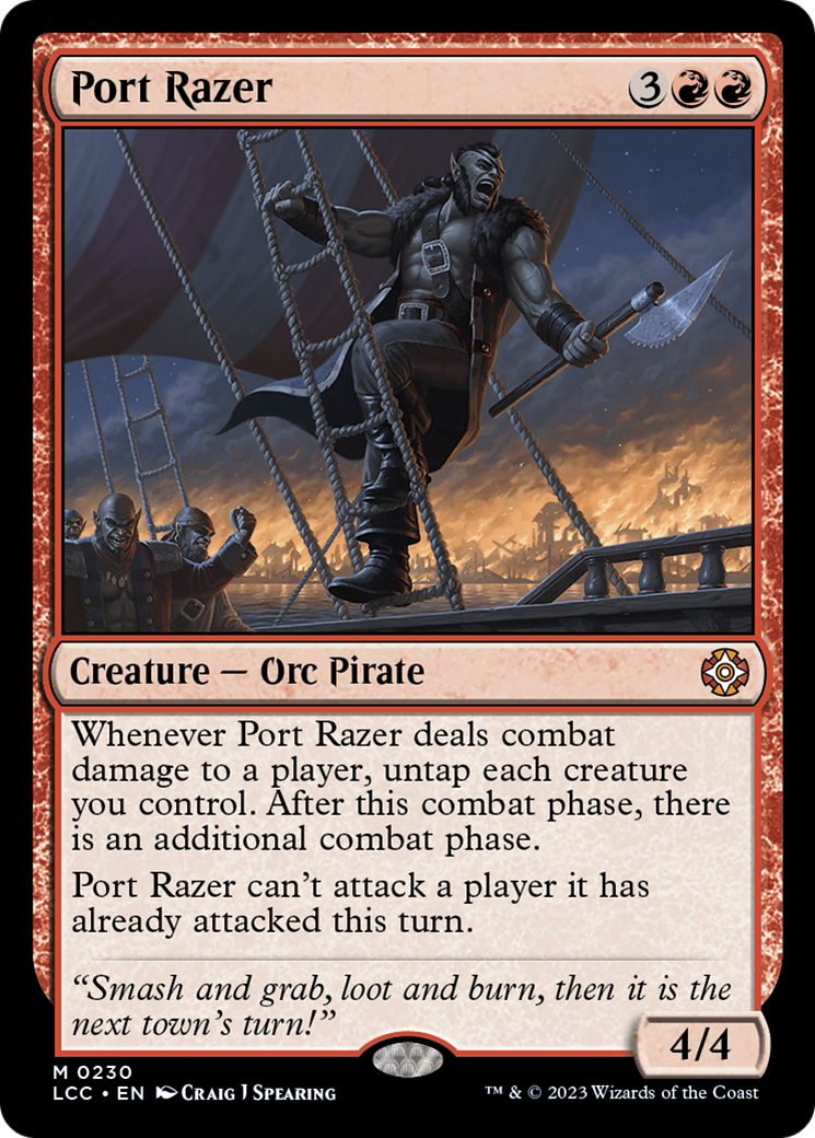 Port Razer [The Lost Caverns of Ixalan Commander] | Exor Games Dartmouth