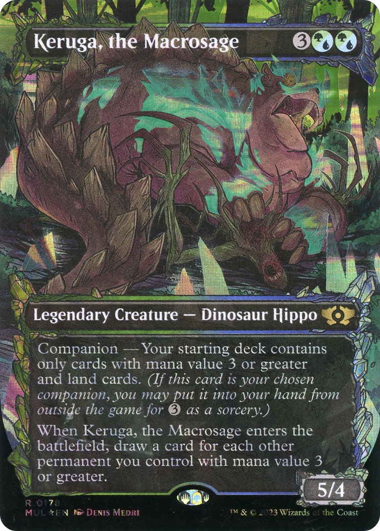 Keruga, the Macrosage (Halo Foil) [Multiverse Legends] | Exor Games Dartmouth