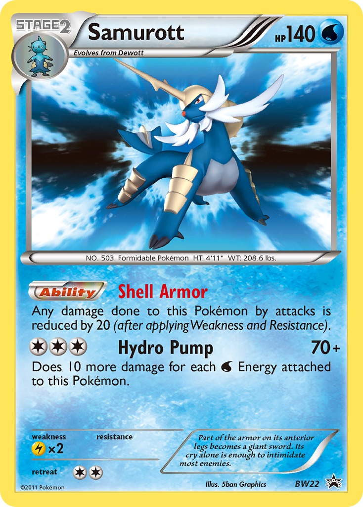 Samurott (BW22) [Black & White: Black Star Promos] | Exor Games Dartmouth