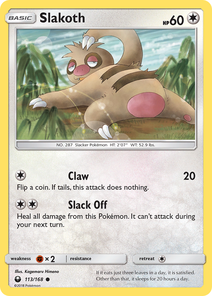 Slakoth (113/168) [Sun & Moon: Celestial Storm] | Exor Games Dartmouth