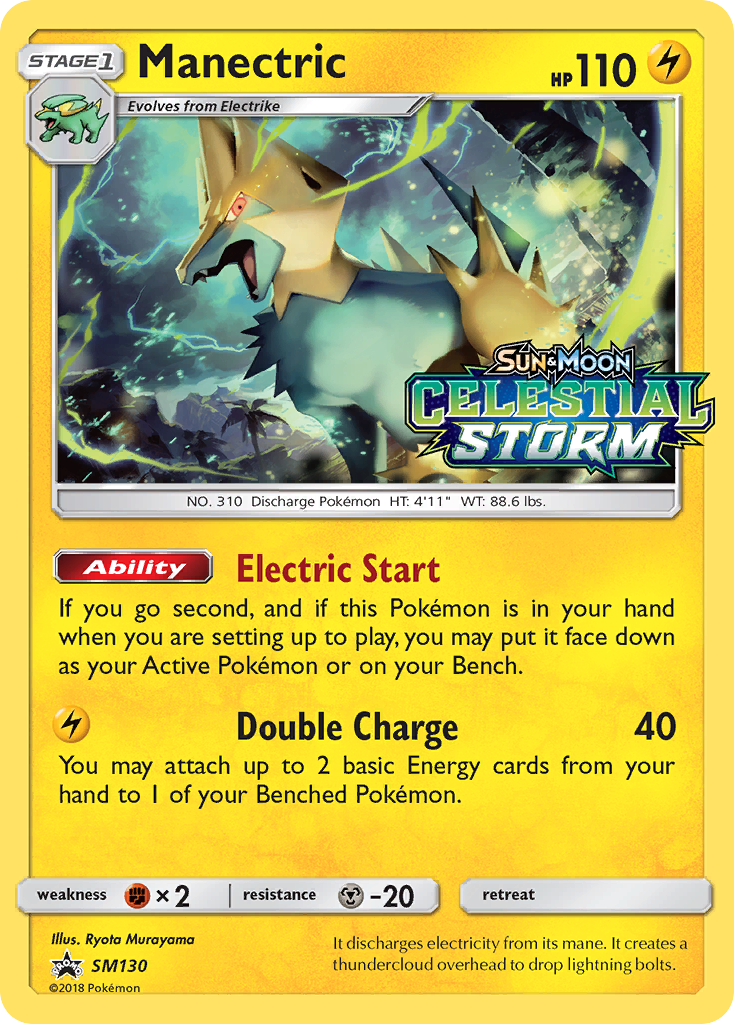 Manectric (SM130) [Sun & Moon: Black Star Promos] | Exor Games Dartmouth