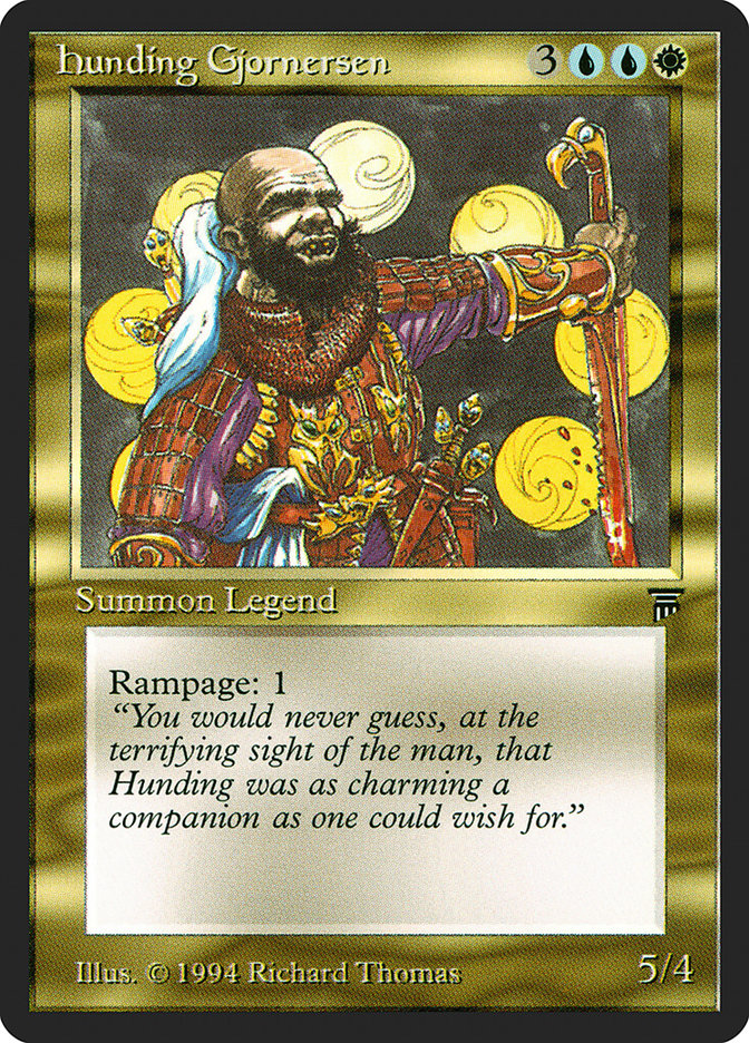 Hunding Gjornersen [Legends] | Exor Games Dartmouth