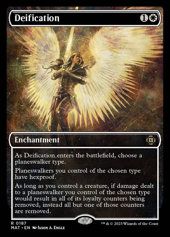 Deification (Showcase Halo Foil) [March of the Machine: The Aftermath] | Exor Games Dartmouth