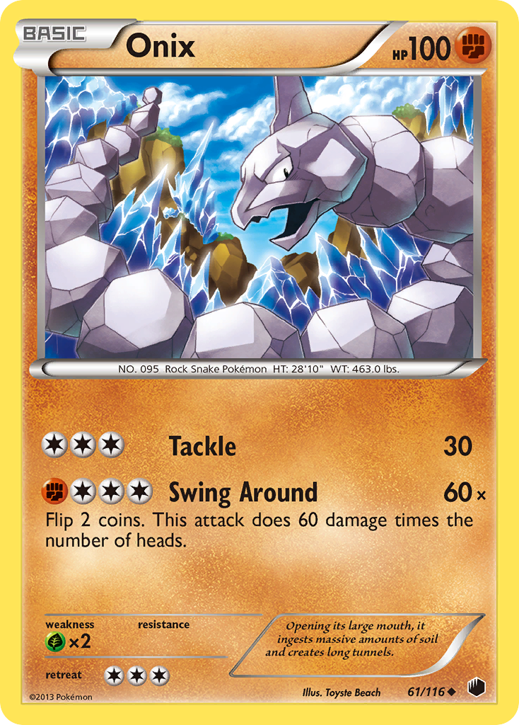 Onix (61/116) [Black & White: Plasma Freeze] | Exor Games Dartmouth