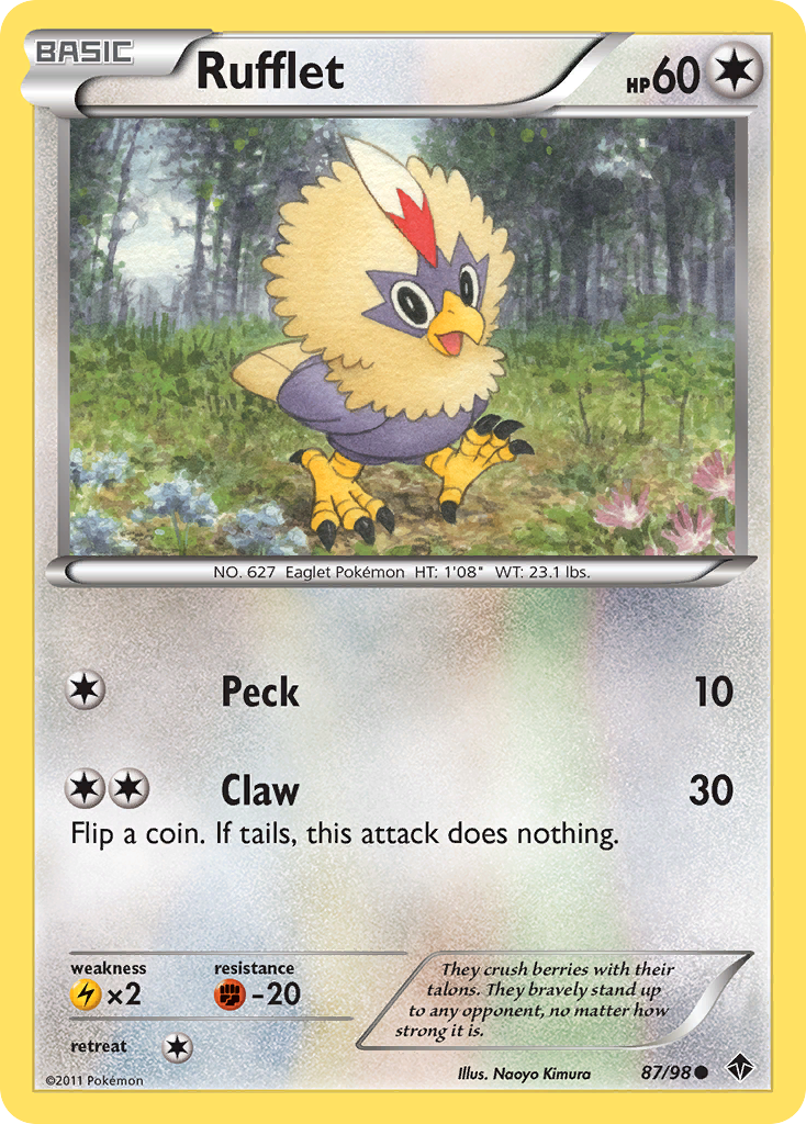 Rufflet (87/98) [Black & White: Emerging Powers] | Exor Games Dartmouth