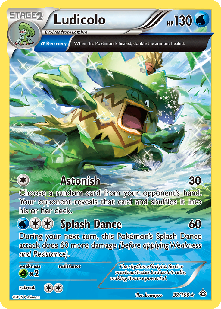 Ludicolo (37/160) [XY: Primal Clash] | Exor Games Dartmouth