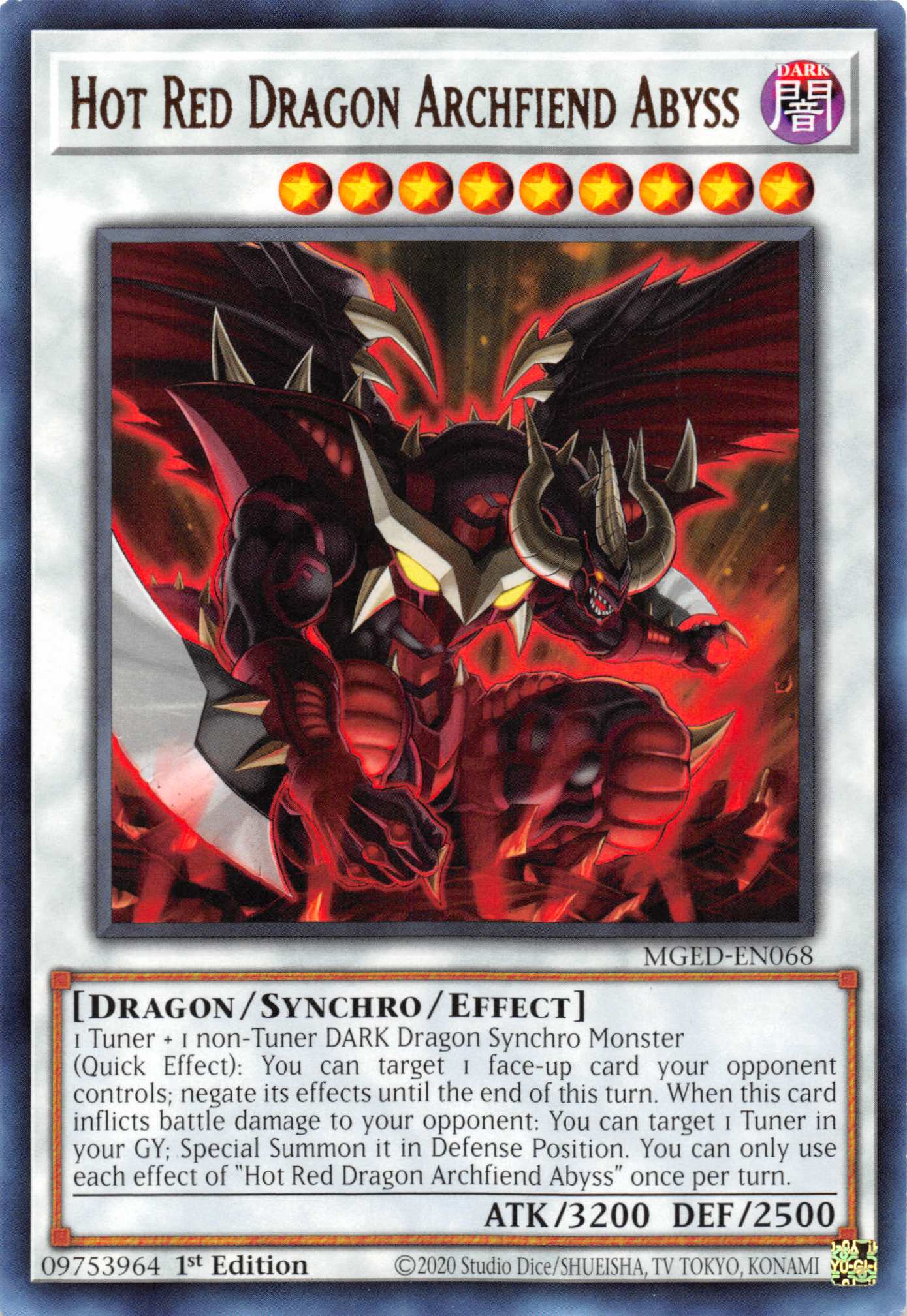 Hot Red Dragon Archfiend Abyss [MGED-EN068] Rare | Exor Games Dartmouth