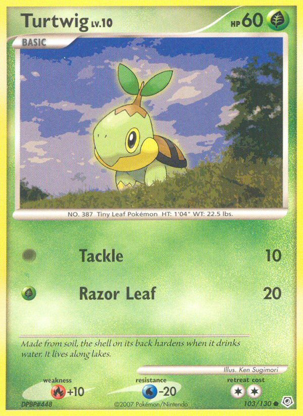 Turtwig (103/130) [Diamond & Pearl: Base Set] | Exor Games Dartmouth