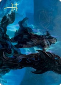 Cosima, God of the Voyage Art Card (Gold-Stamped Signature) [Kaldheim: Art Series] | Exor Games Dartmouth