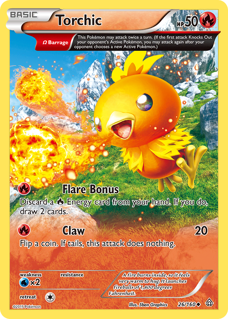 Torchic (26/160) [XY: Primal Clash] | Exor Games Dartmouth