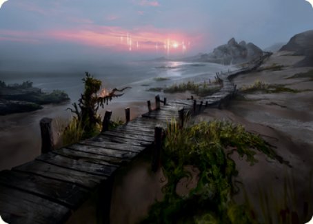 Deserted Beach Art Card [Innistrad: Midnight Hunt Art Series] | Exor Games Dartmouth